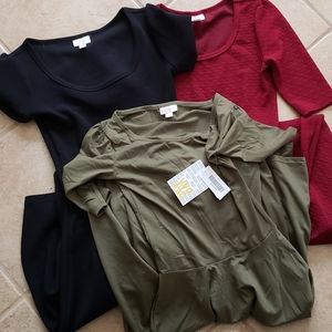 Lot of 3 Lularoe Nicole's